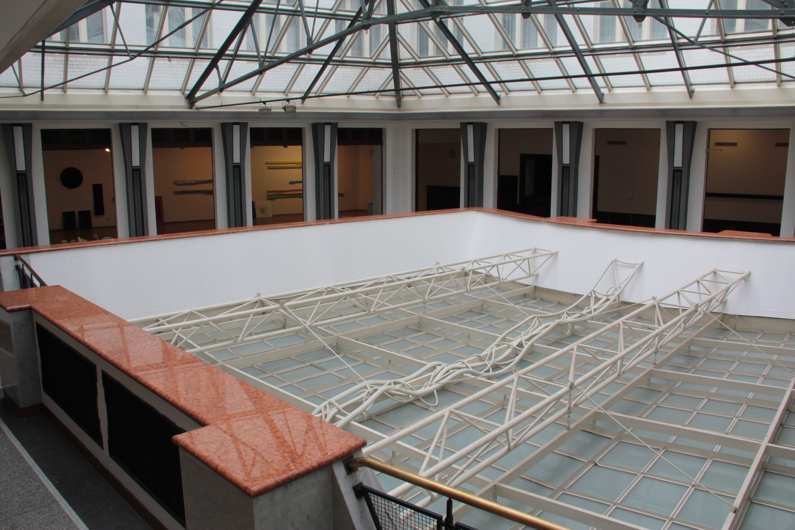 Installation view, site specific, Matej Al-Ali, Tomáš Moravec